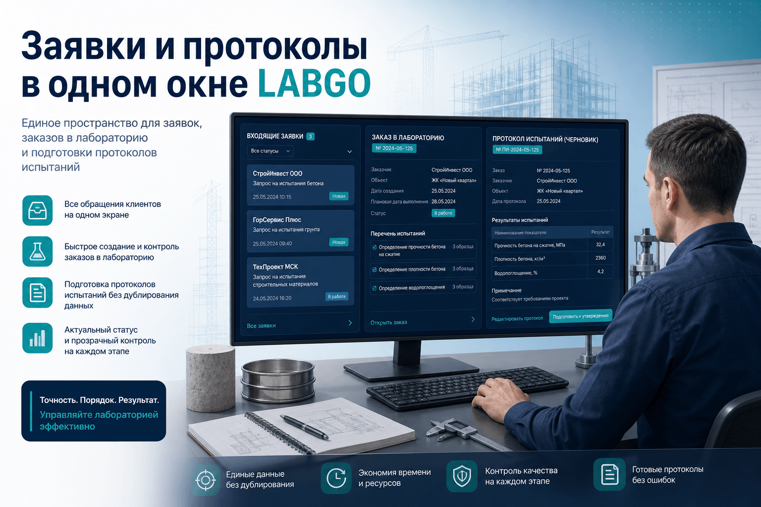 Как лаборатории вести заявки и протоколы в одном окне LABGO