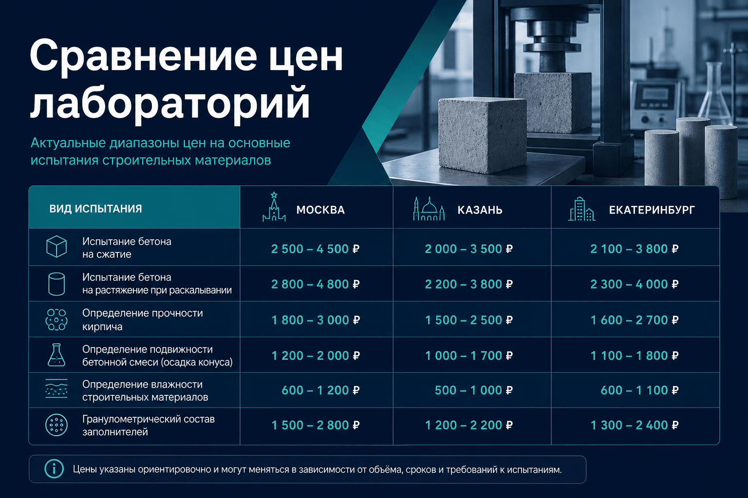 Схема Г контроля прочности монолита: когда применять и как считать Bф по ГОСТ 18105
