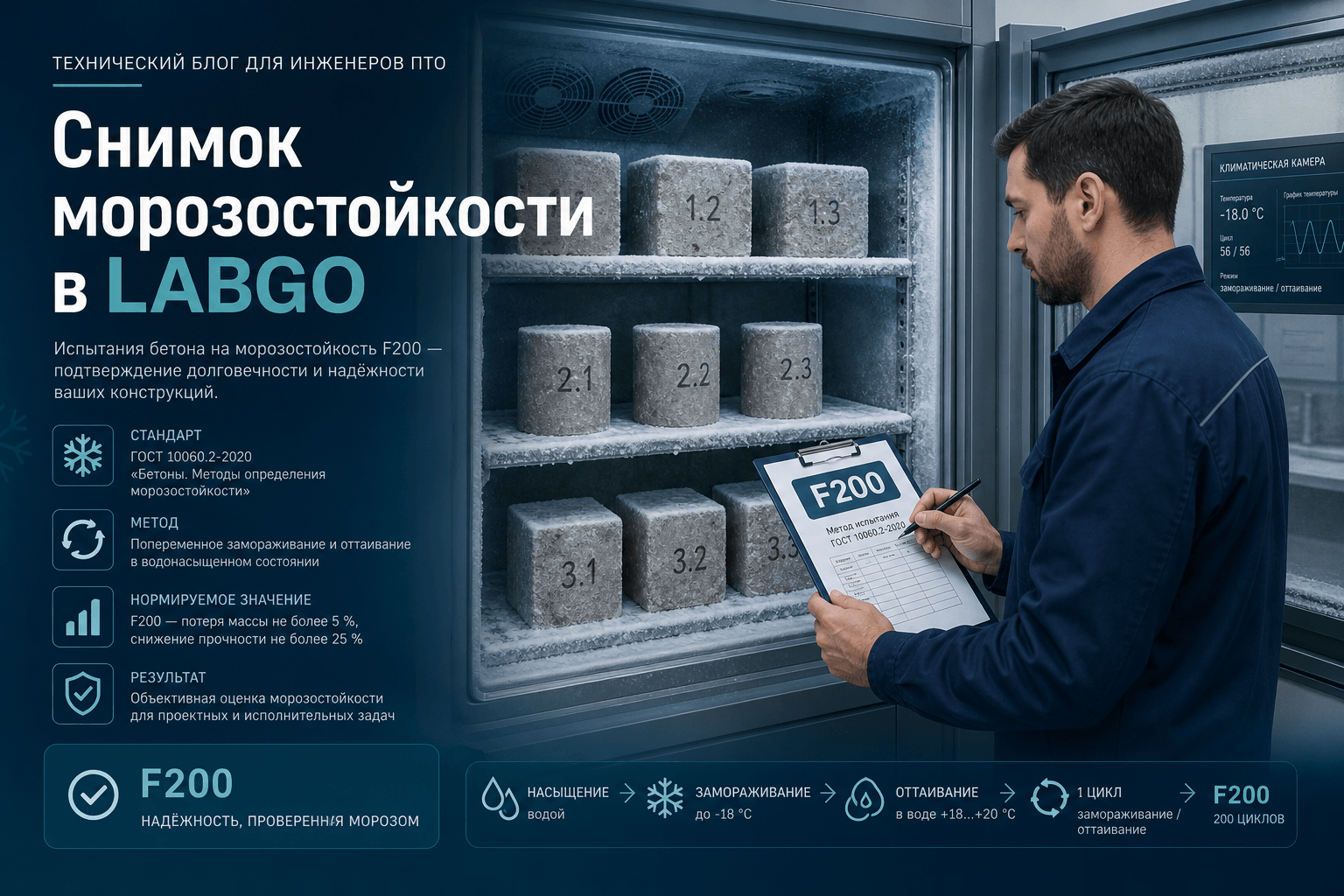 Сводка по испытаниям морозостойкости в каталоге LABGO: данные прайсов для инженера ПТО