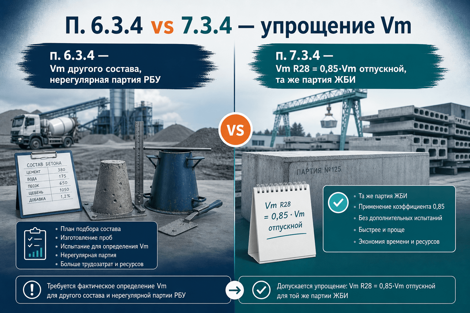 Vm при R28 и нерегулярные партии: упрощение контроля по ГОСТ 18105