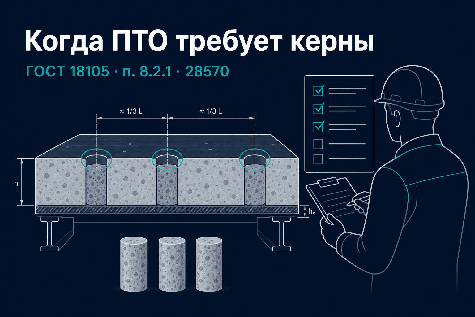 Когда ПТО требует подтверждения прочности кернами